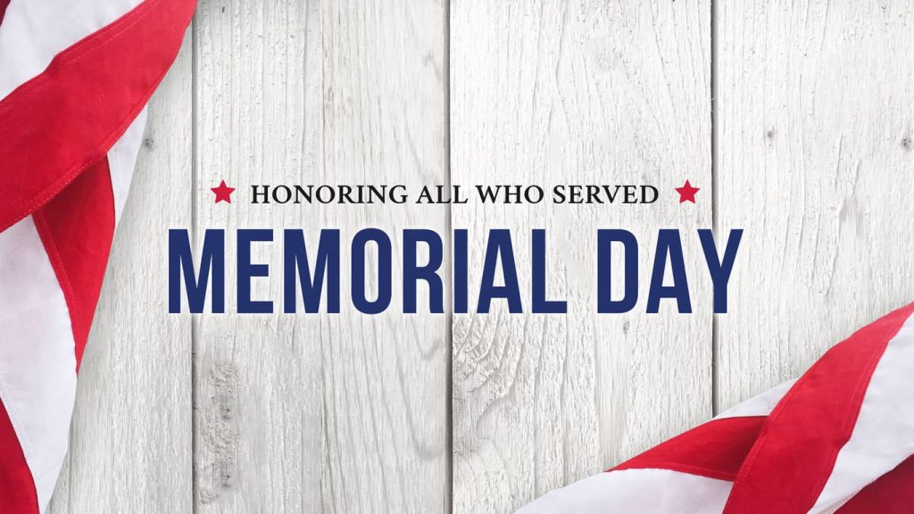 Offices Closed for Memorial Day